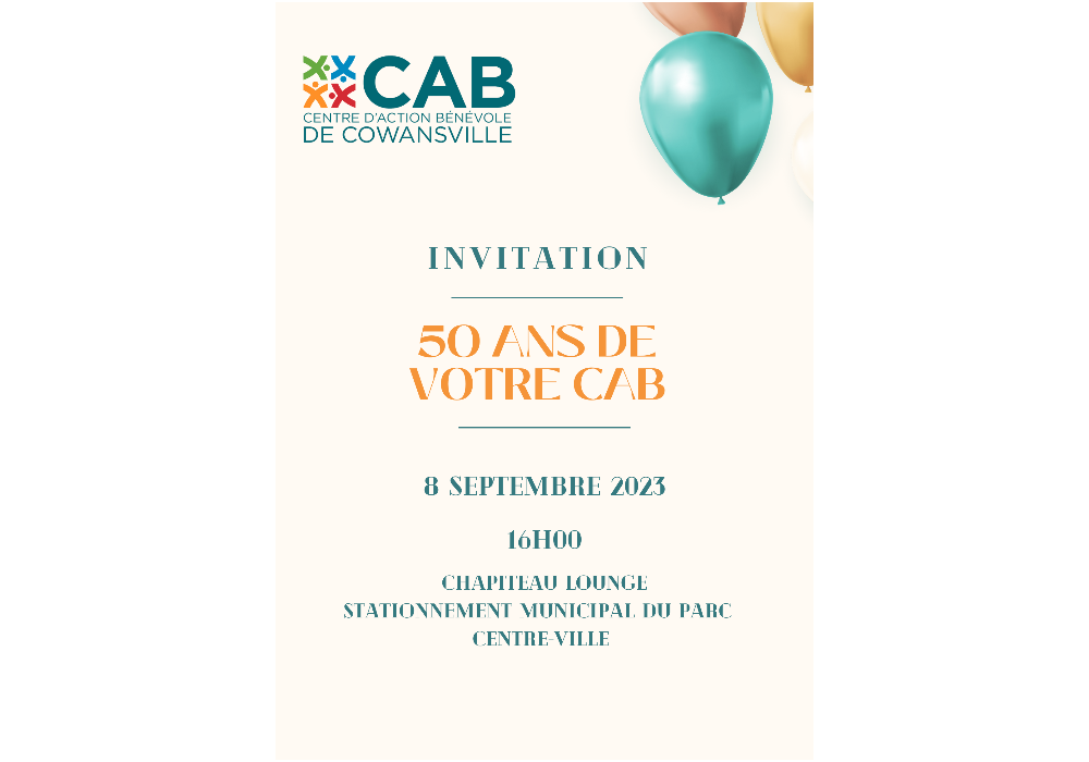 50e ans de votre CAB